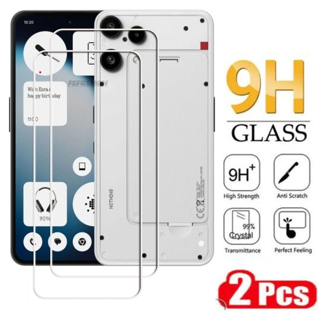 2 Stück HD-Hartglas für Nothing Phone (3a) Lite 6,77 Zoll Phone(3a)Lite Phone3aLite 3ALite Displayschutzfolie