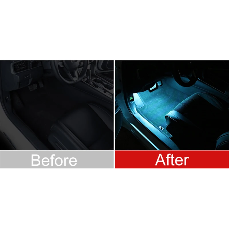 For Honda Civic X Accord X 10th CRV RW 5th 2018 2019 2020 Car Footwell Lamp Interior Atmosphere Light Interior Trim Accessories view 2