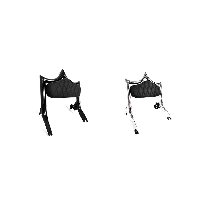For Harley-Davidson Street Road Glide and Road King Quick-Release Crown-Shaped Arch Backrest