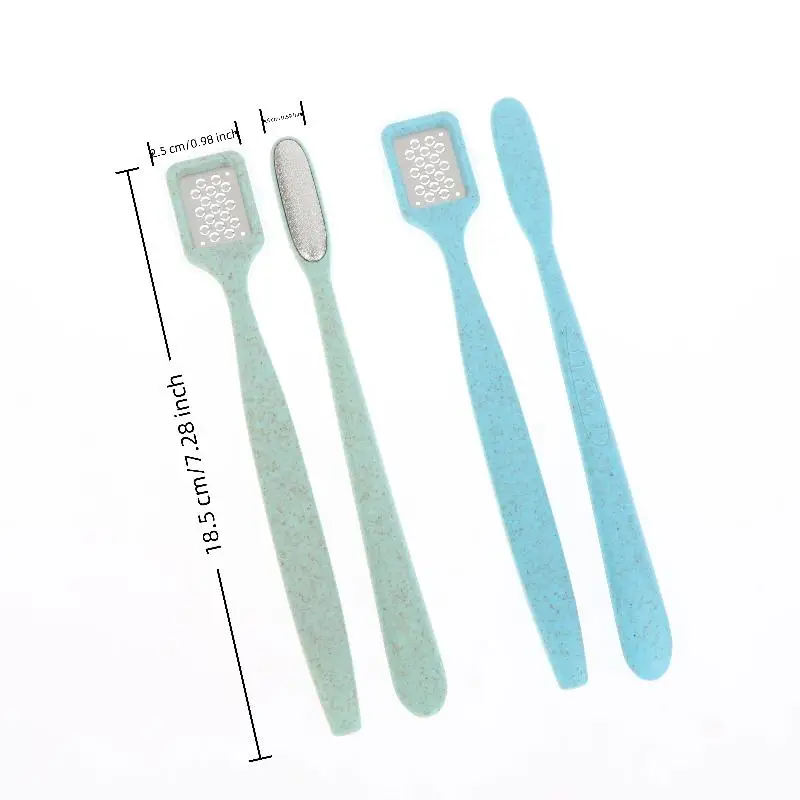 2 قطعة باديكير صغير ملف القدم الكالس مزيل القدم عرموش القدم مبشرة الغسيل برو الفولاذ المقاوم للصدأ الكالس ملف للأقدام الرطبة الجافة #6