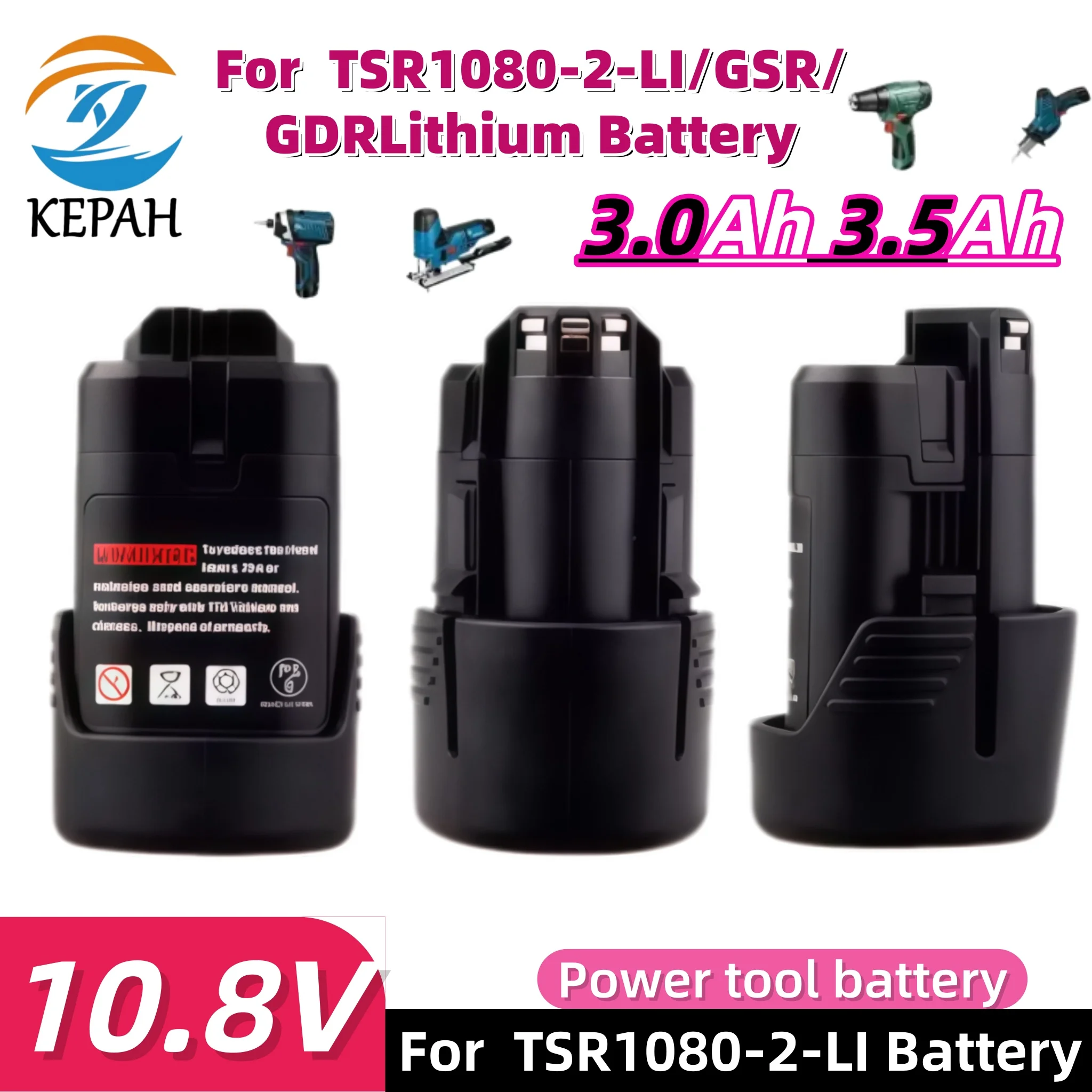 

Литий-ионный сменный аккумулятор 10.8В/12В 3000/3500мАч для электроинструментов BAT420 BAT411A BAT412 BAT413 BAT412A