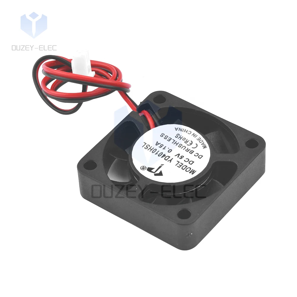 DC4010 40mm Quiet Cooling Fan Silent Variable Speed Control by 5V to 12V Input Cooling Turbo Fan For Laptop Cooling Pads