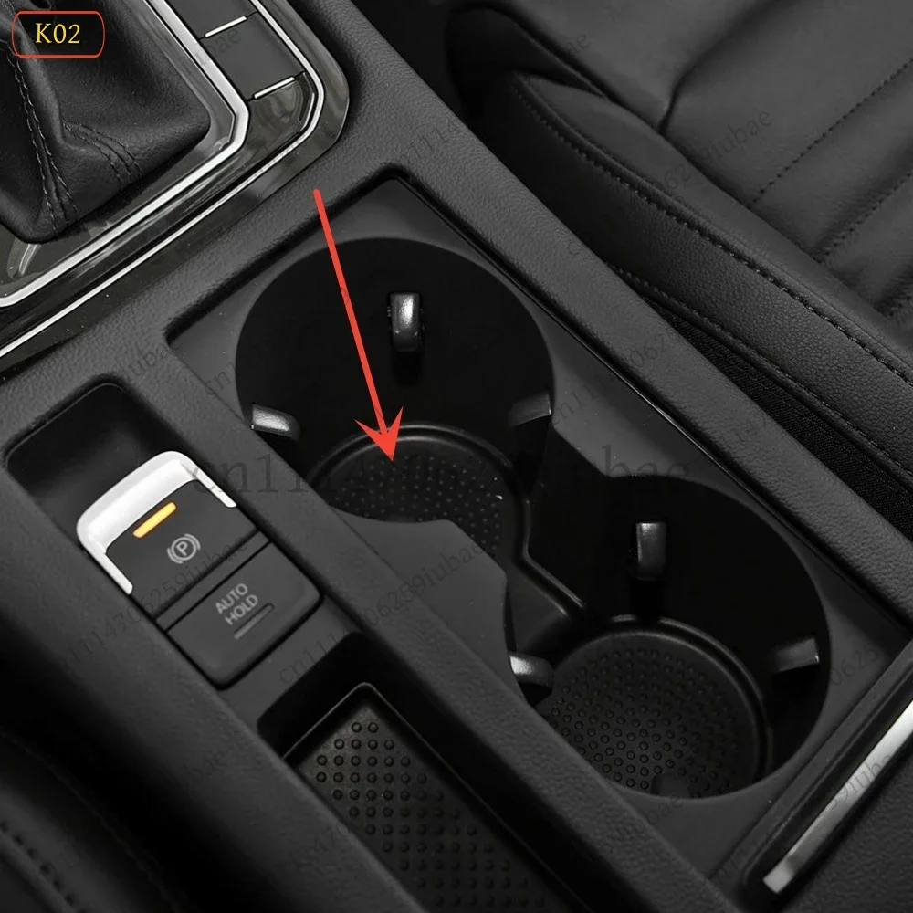 LK Centre Console Cup Holder Rubber Insert For VW MAGOTAN B8 Arteon Passat 15+ New CC Touareg Car Replacement Accessories