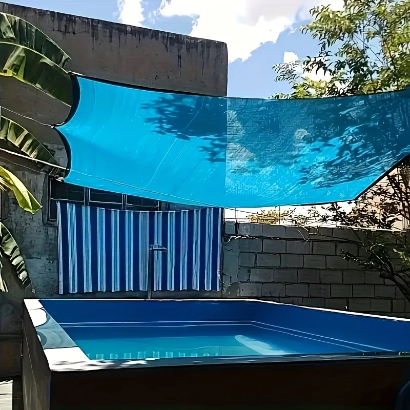 Shaded Outdoor Patios, Privacy Fence Screens, and Sunshade Nets The Ultra-Dense Uv-Resistant Nets Are Reinforced with Woven Copper Buckles, Suitable for Backyard Activities.