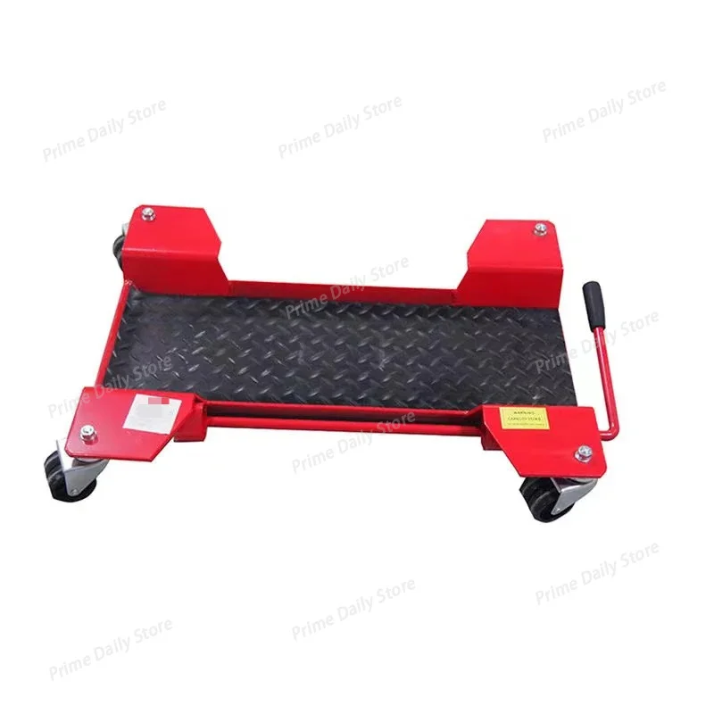 Motorcycle Repair Moving Dolly, Steel‑Plate Bearing Universal Skid Tool, Max 300kg Load Capacity