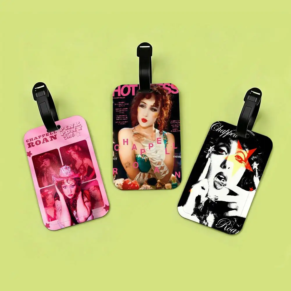 Singer C-Chappell R-Roan Waterproof PVC Baggage Tag With Info Card Anti lost Identification Tag For Luggage School Backpack