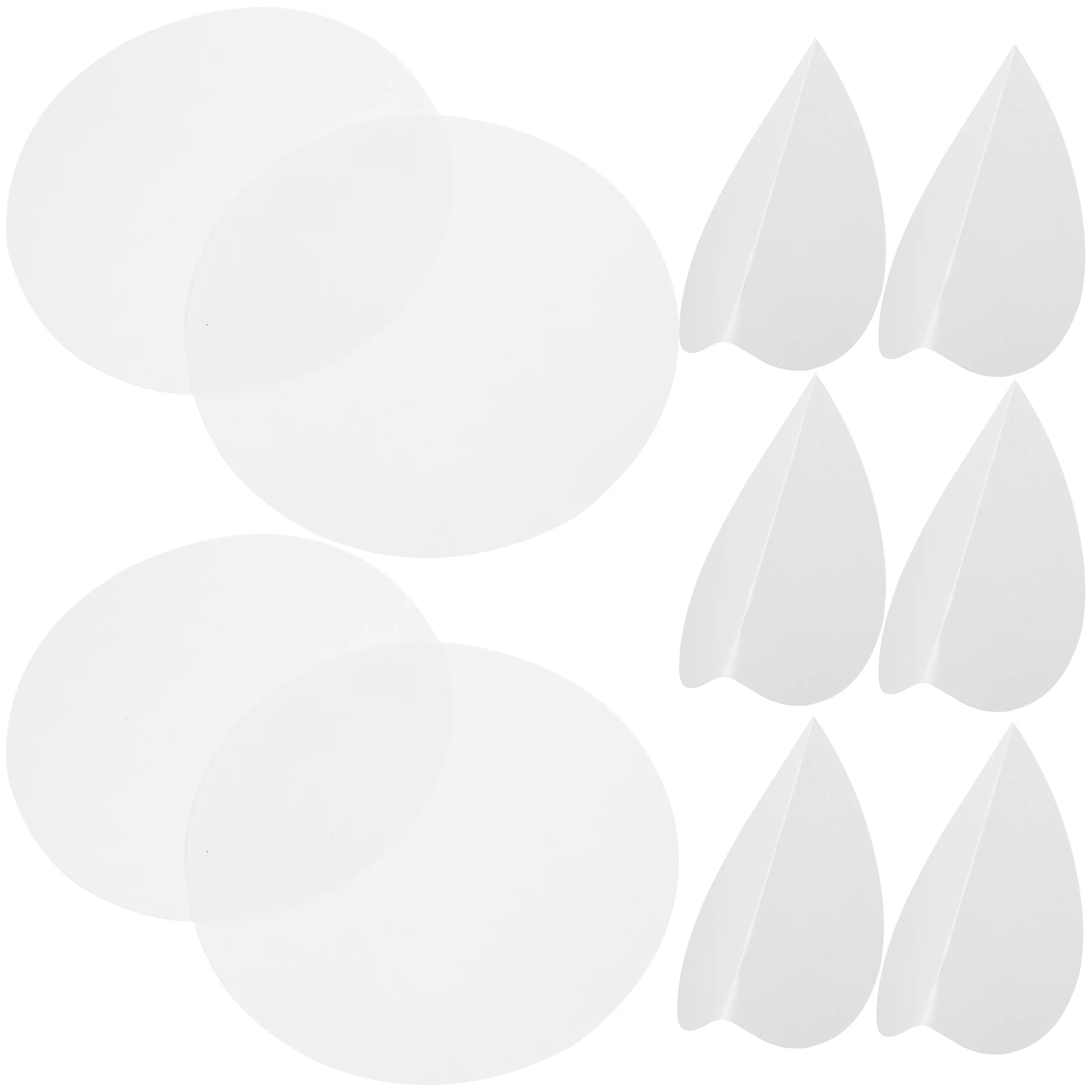 

40 Sheets Round Painting Cardboard White Kids Drawing Hardboards Craft Paper Art Supplies Sketch Pads DIY Decorations