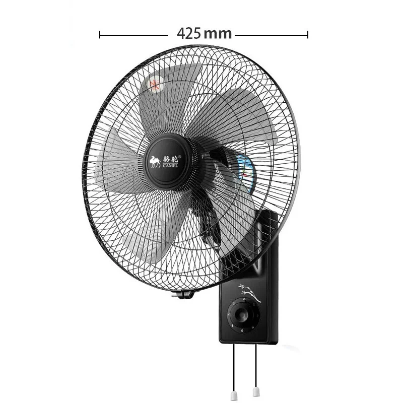 New Wall  Mounted Electric Fan Household Restaurant 20 Inch Shaking Head Metal Aluminum Blade High Air Volume  portable fans
