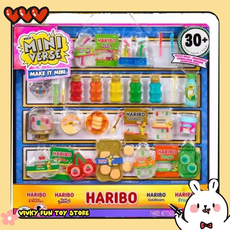 

Mga Miniverse Make It Mini Haribo Multipack Mini Scene Toy Set Edible Toy Miniature Toy Gift Box Gift New In Stock