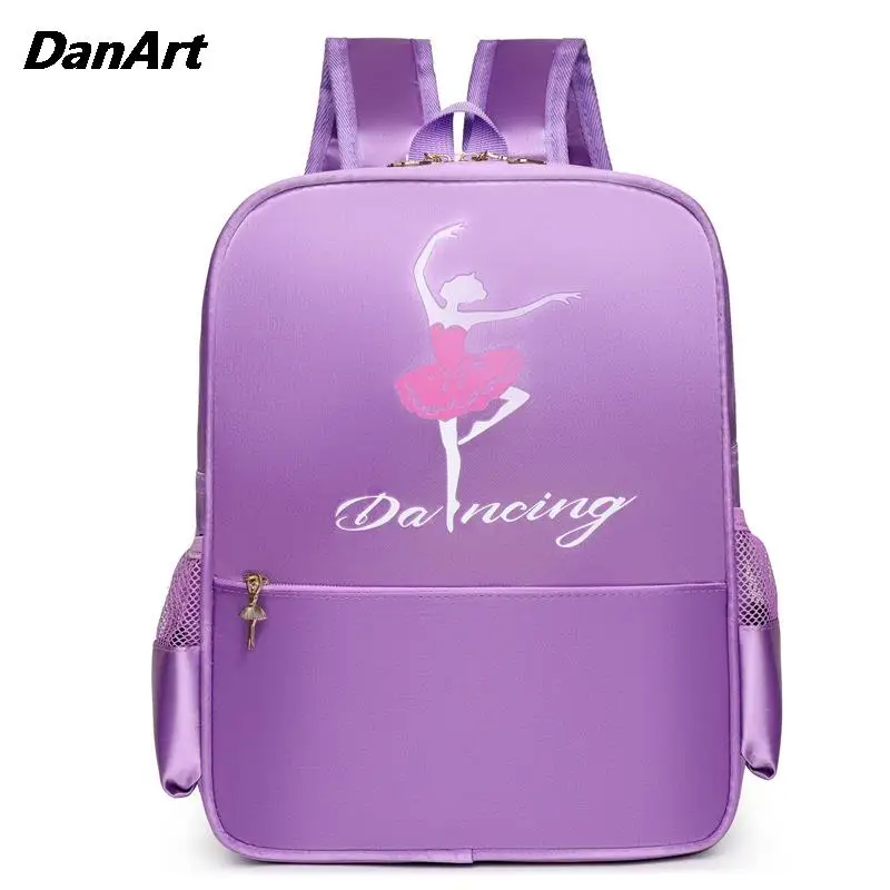 Meninas dança mochila duffel sacos crianças ballet dança saco de armazenamento ginástica bolsa de ombro crianças saco de escola da criança saco de dança