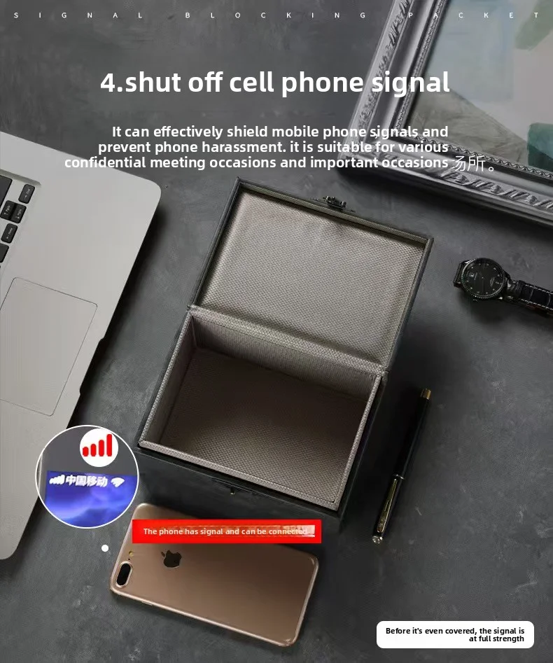 Faraday Box for Car Keys RFID Blocking Box Anti-Theft Keyless Fob Protector Approved Large Car Key Safe Radiation Protection box