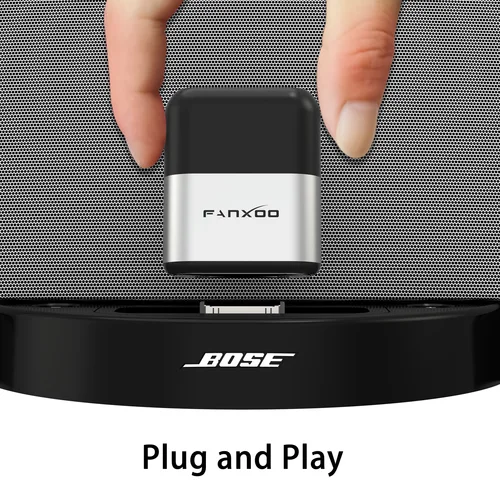 Imagen 2 del producto Fanxoo-Adaptador Bluetooth de 30 pines, Mini receptor Bluetooth de Audio 5,3 para Bose Sounddock JBL YAMAHA IPhone IPod Jack, altavoz analógico