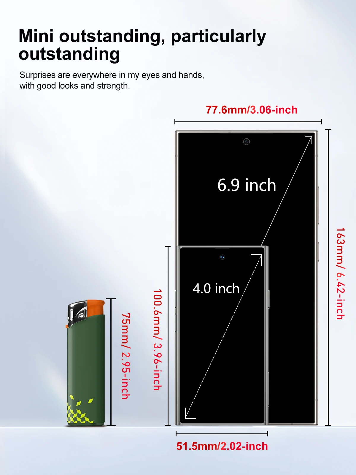 SERVO S27 MINI Android OS Mini Smartphone 4G LTE 16GB/64GB ROM Play Store WiFi Face Unlock 2 SIM 4.0" Pocket Small Smart Phones