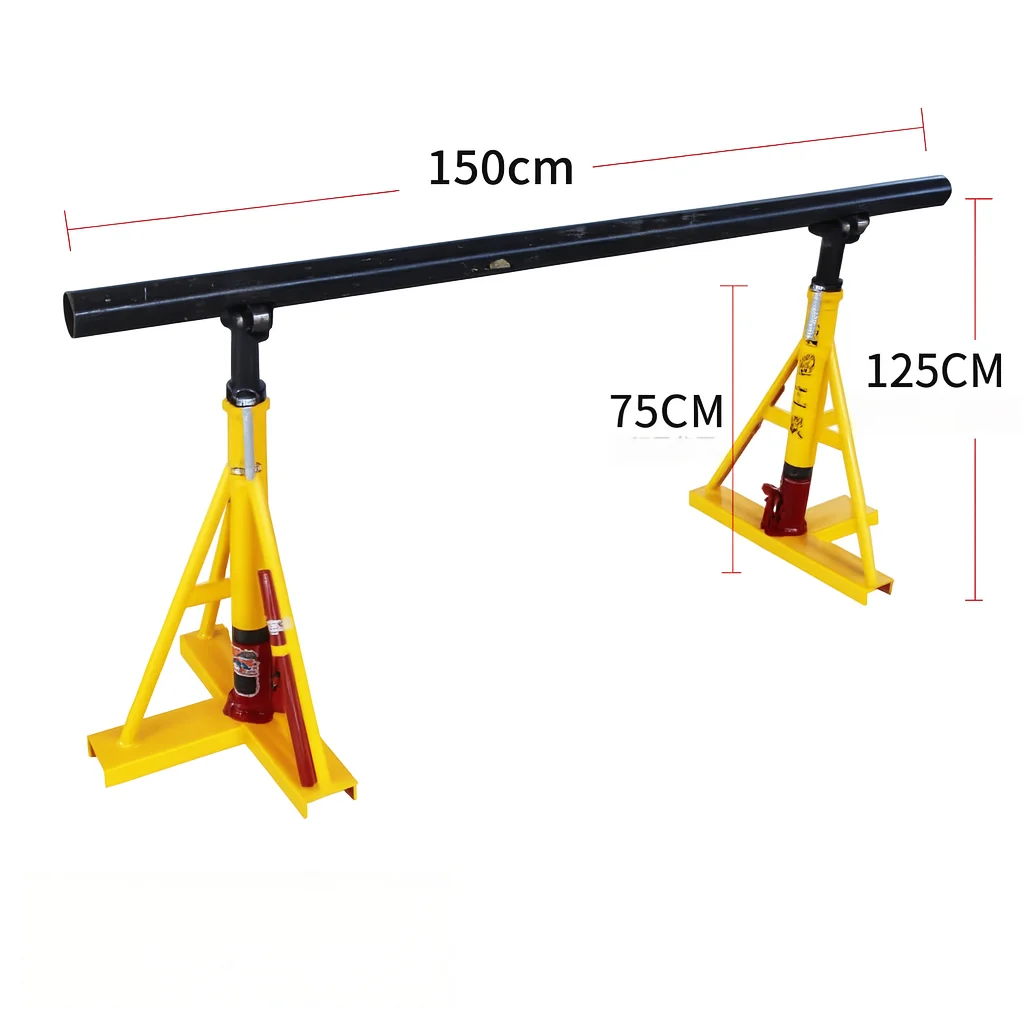 Hydraulic Cable Drum Jacks with 700 to 2200mm Drum Diameter and 75mm Axle Bar