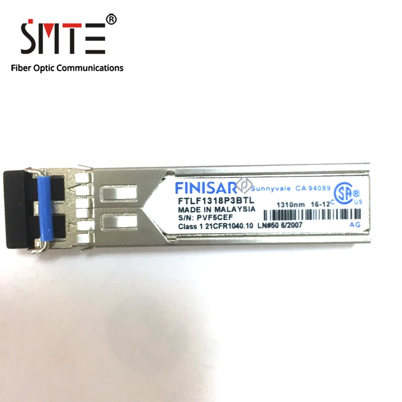 FINISAR FTLF1318P2BTL 1310NM 1.25G 10KM Transceptor de fibra óptica monomodo