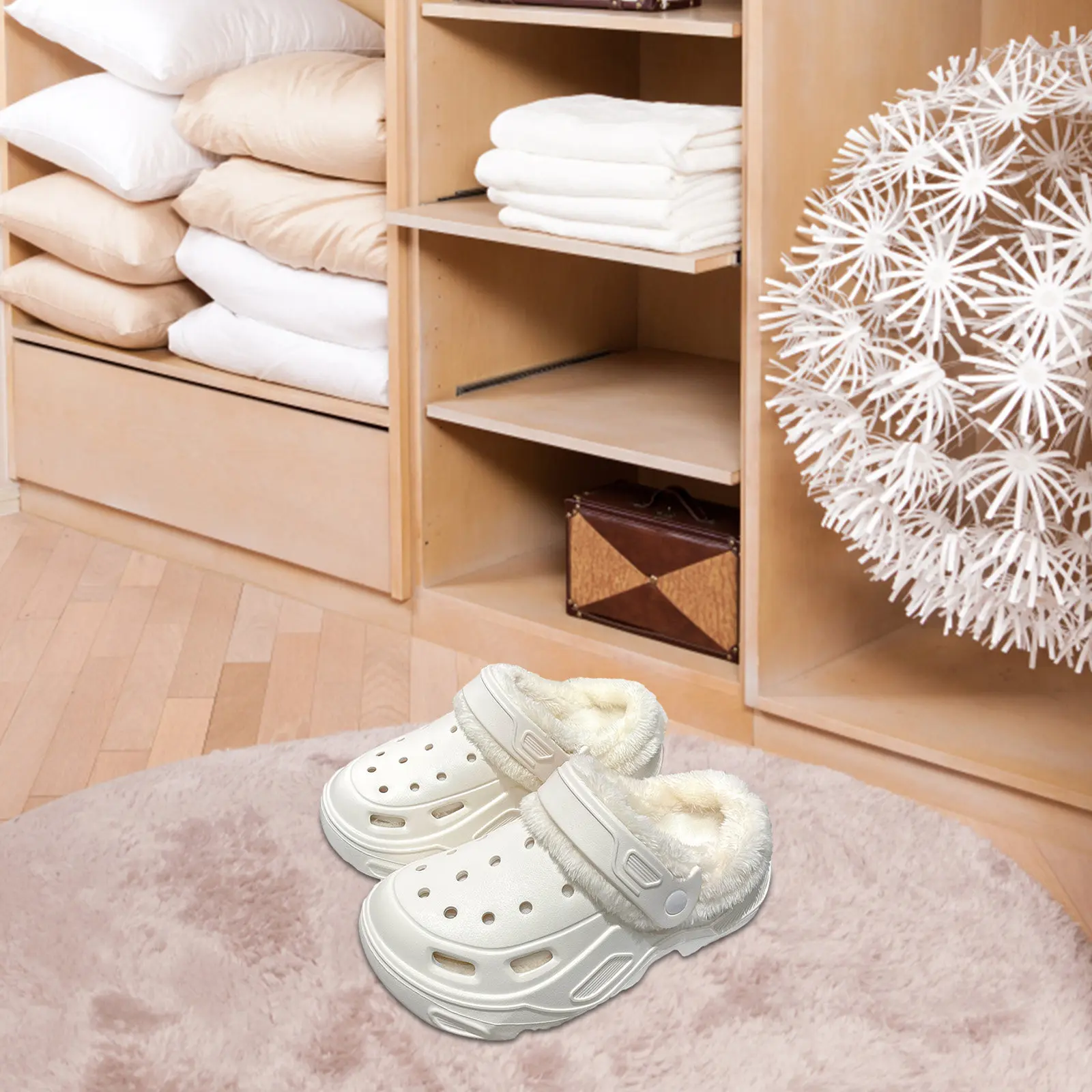 

2 шт. теплые съемные моющиеся легкие вкладыши для сабо и тапочек, внутренние подкладки для сандалий