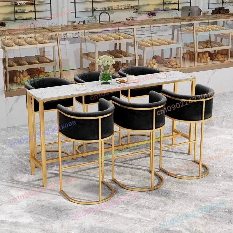 Modern Luxury Velvet Bar Stool with Metal Legs, Indoor Outdoor Counter Height Stool for Cafe Bar
