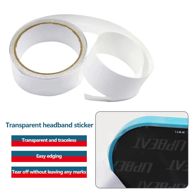 5M Pickleball Paddle Tape Transparent Preservation Without Wrinkling Self Adhesive Racket Protective Edge Guard Tape