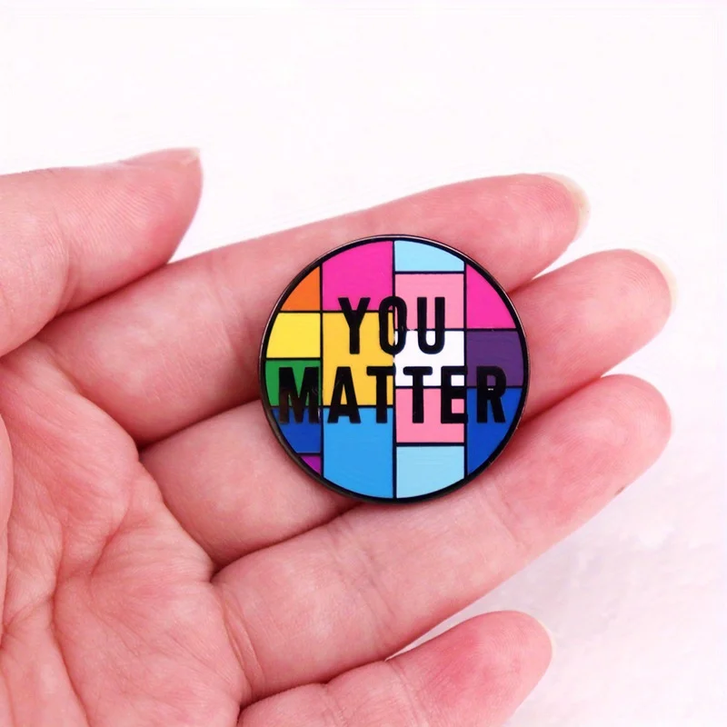 You Are Very Important Quotes Brooch Colored Enamel Badges Pin Buckles Hats Accessories