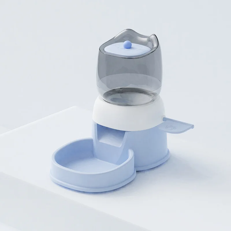 2026 HOT Sale Automatic Pet Feeder for Cats and Dogs Large Capacity Foot Operated  Push-Button Food Dispenser with Pet Bowl