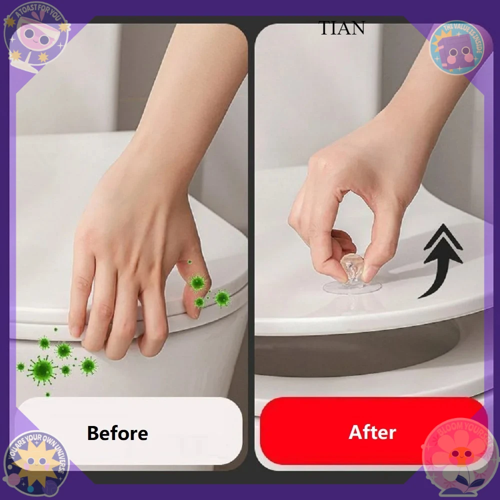 TIAN  Stick-on Handles Self-adhesive Handle Sliding Door Knobs Cabinet Handle for Drawer Closet Glass Door Push Pull Helper