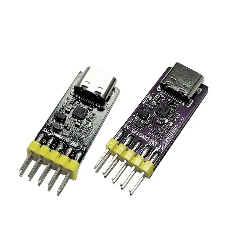 New Arrivals-CH343P USB To Serial Port Module 6Mbps Serial Port Downloader Module Debugging Burning Downloading Function Type-C