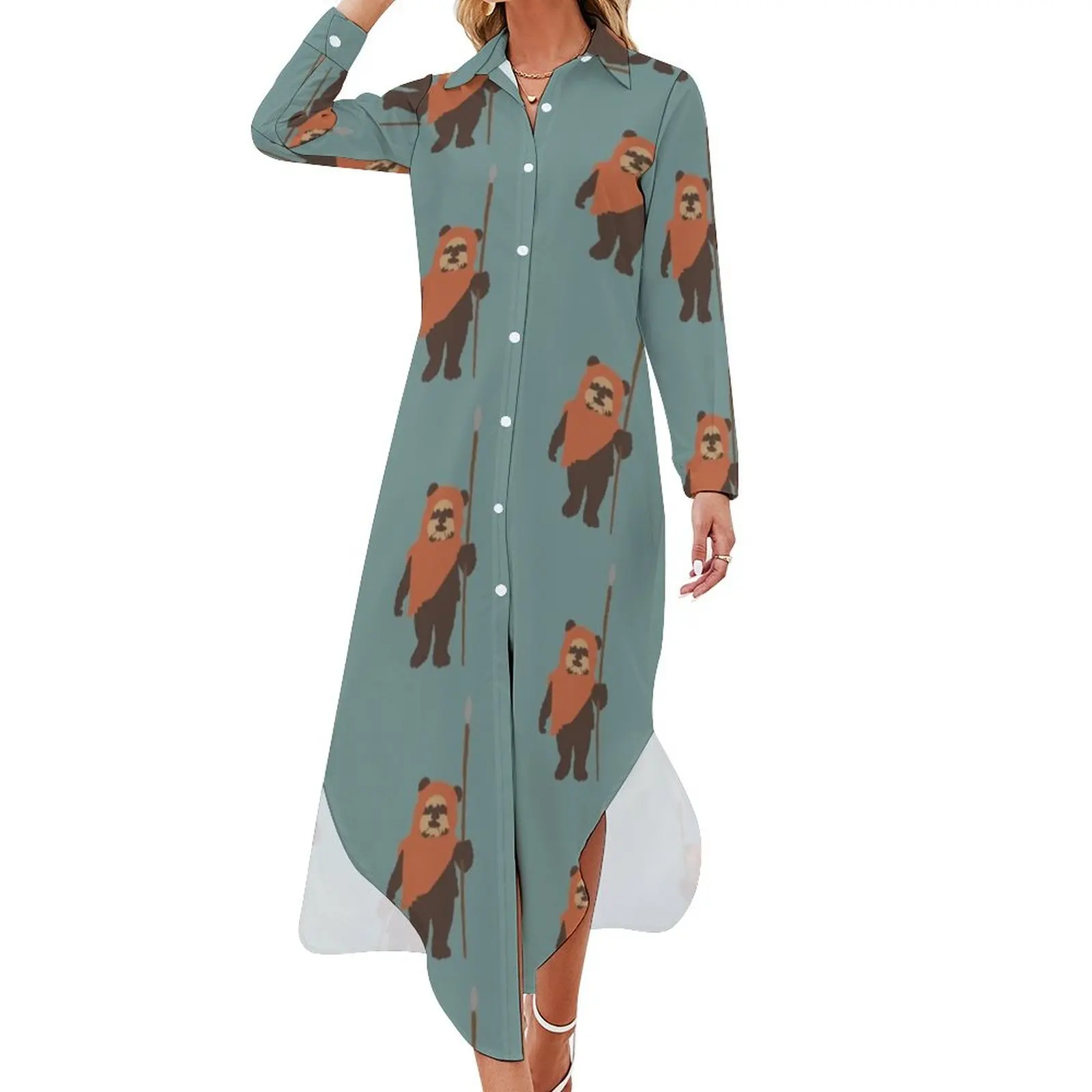 

Wicket Long Sleeved Shirt Dress Dress woman womans clothing summer clothes clothes for woman