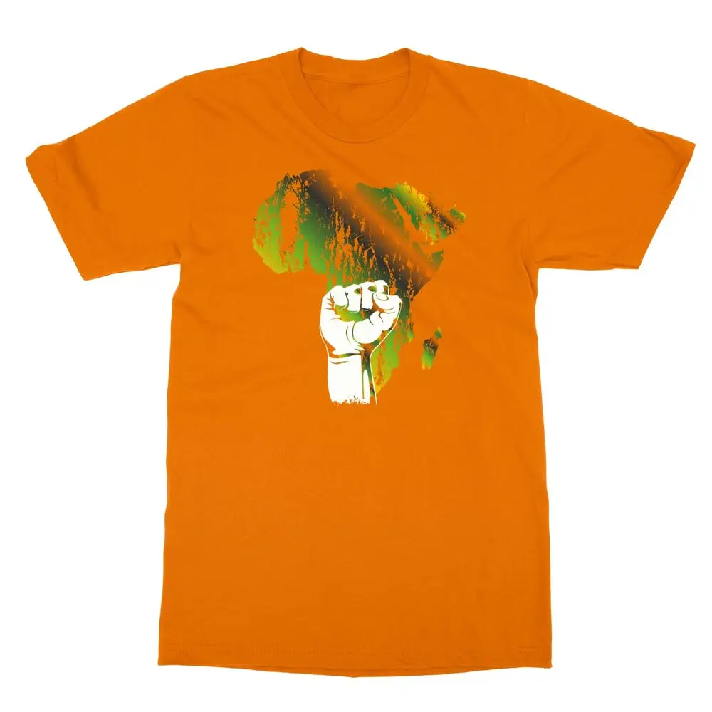 Lack Power Fist African Political Resist Fist Men's T-Shirt Anime Graphic T-shirts Y2K Tops Unisex Summer Short Sleeve