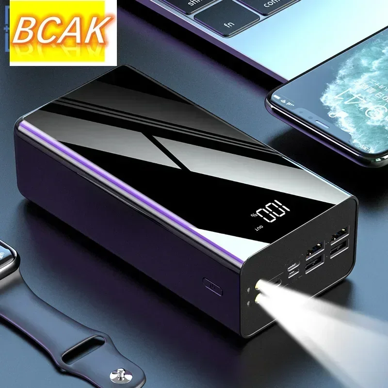 BCAK Outdoor 50000MAh 100000 MAh  Factory Wholesale Ultra-large Capacity Power Bank 2A Fast Charging Customized Mobile PowerBank