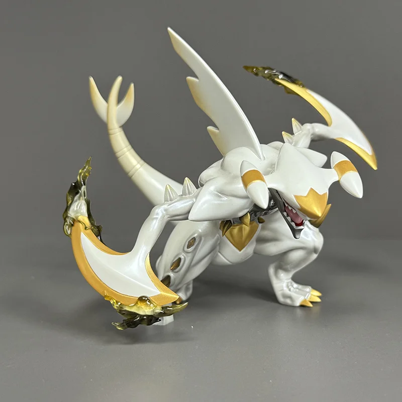 1/20 Game PokéMon Shiny Mega Garchomp Anime Peripherals Shiny Figure Desktop Ornaments Model Holiday Gifts For Boy Collections
