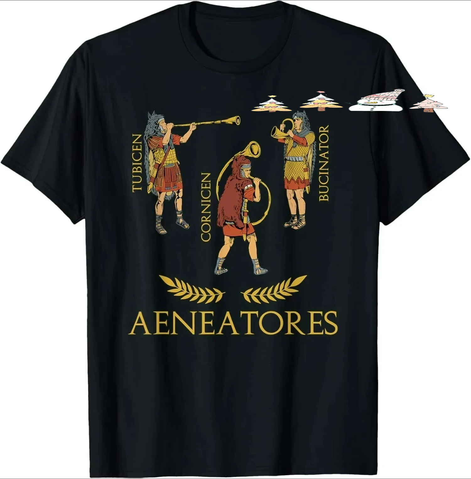Roman Musicians In The Legion - Aeneatores T-Shirt 100% Cotton O-Neck Short Sleeve Summer Casual Mens T-shirt Streetwear