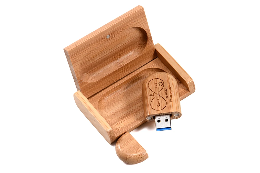 JASTER 30 Stück/Set U-Disk 64GB Holz-USB 2.0 32GB Flash-Laufwerk 16GB Hochzeitsgeschenke USB-Sticks 8GB Speicherstick Kostenloser individueller Logodruck – Detail 8