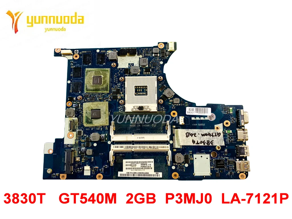 LA-7121P For Acer 3830 3830TG Laptop motherboard GT540M  2GB  P3MJ0 HM65 Tested Good