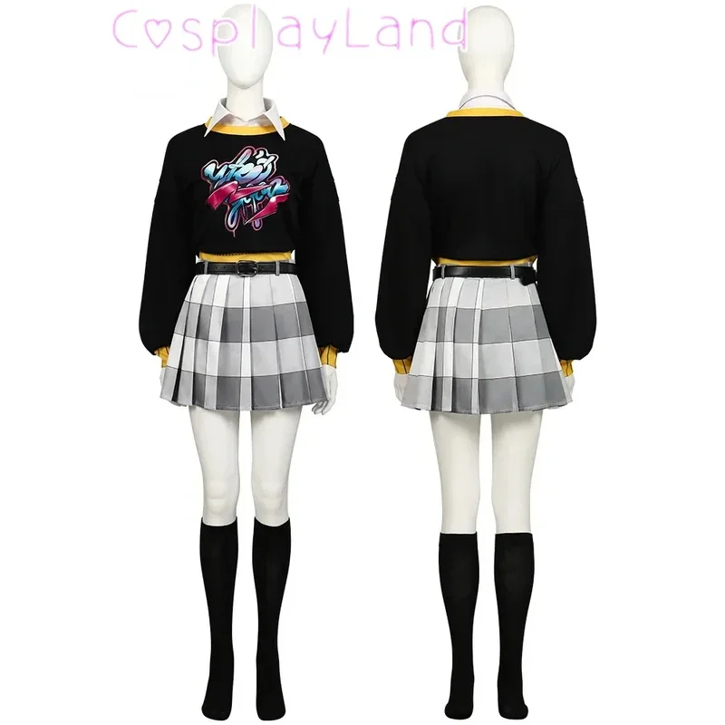 Juego Phantom Motoha Arai disfraz de Cosplay Sudadera con capucha falda trajes Halloween carnaval fiesta traje Comic Con Cos juego de rol og;5
