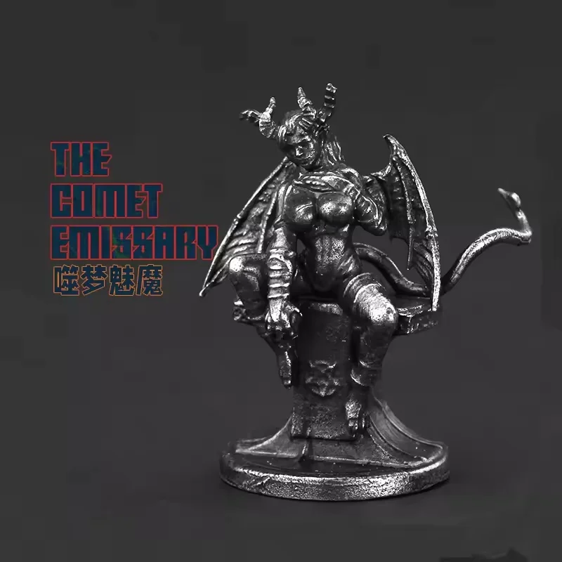 Metal Comet Interstellar Warrior Miniature Figurines War Game Chess Pieces Desktop Decor Collectible Gift for Men Home Ornament