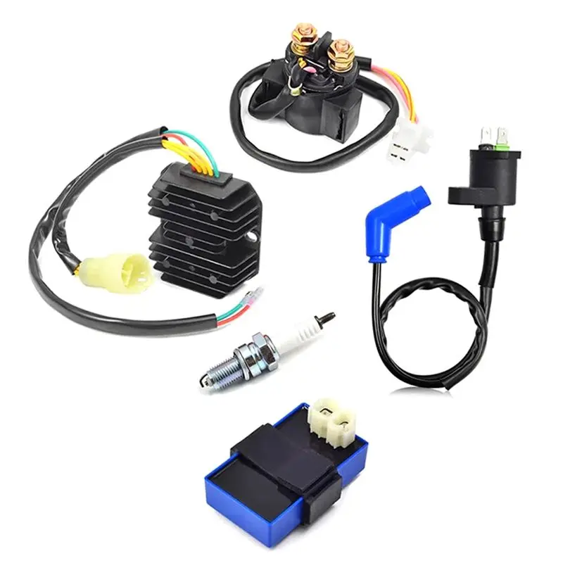 30410-HC4-770 CDI BOX Ignition Coil Voltage Regulator Rectifier Relay Kit For Honda Fourtrax 300 TRX300 TRX300FW 1993-A31R