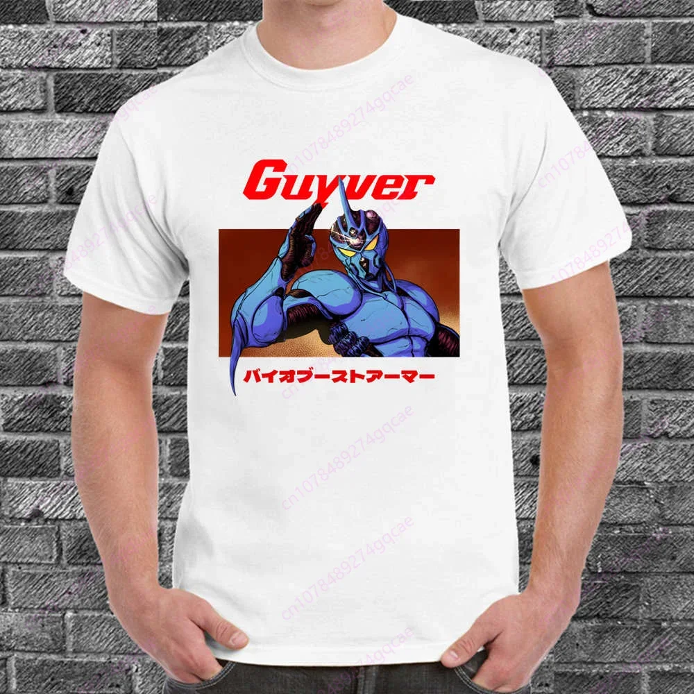 Guyver Bio Booster Rüstung Manga Anime T-Shirts Kurzarm T-Shirt Männer Mode druck T-Shirt Männer Tops T-Shirts Männer T-Shirt