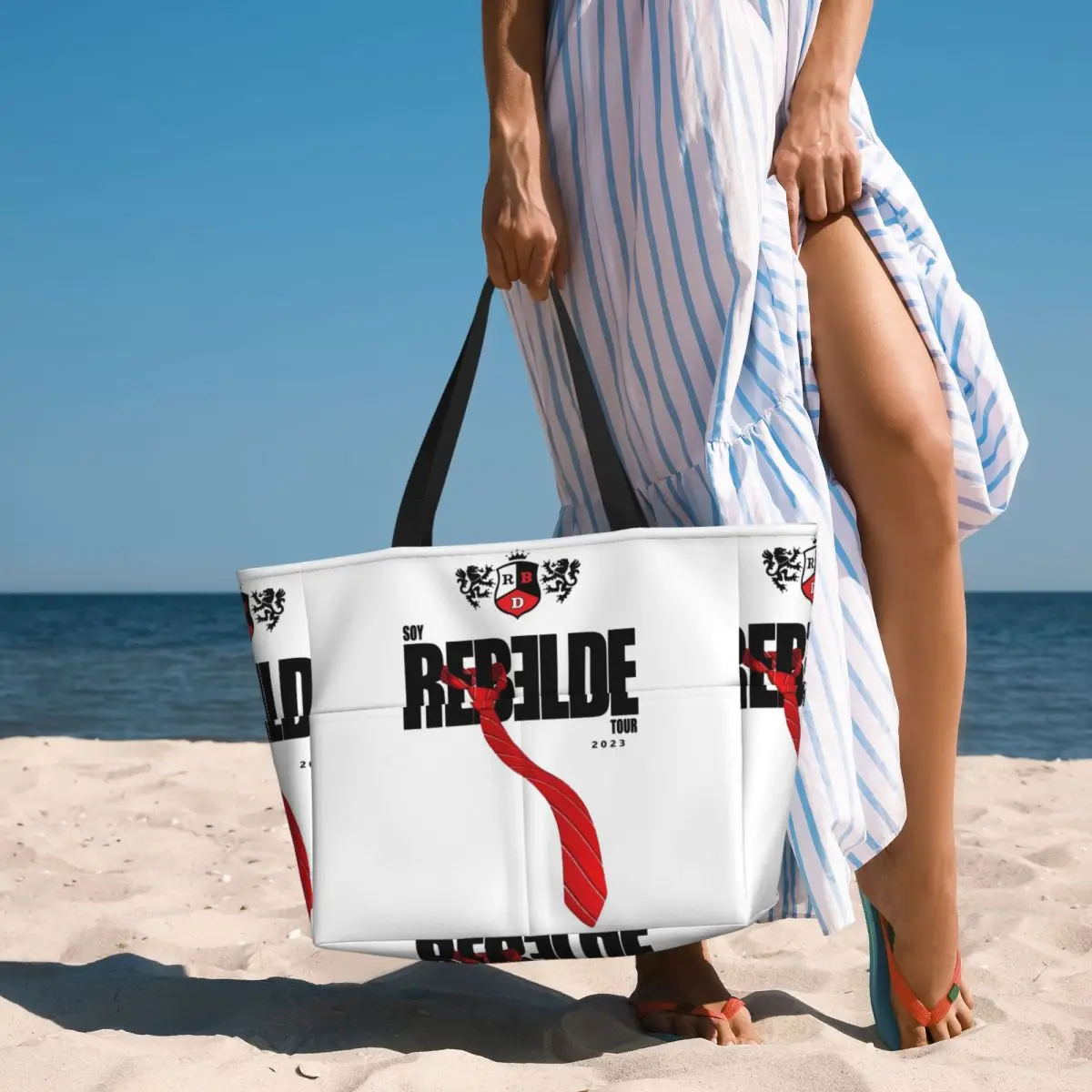 RBD Rebelde Mexican Beach Tote Bag Sport Gym Yoga Duffle Large Tote Bag Women Travel Bag Fitness bag