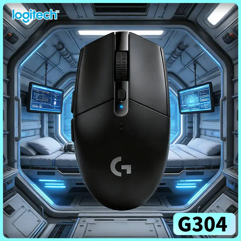 Logitech G304 LIGHTSPEED Wireless Gaming Mouse light weight construction reduces wrist burden for hours of daily operation
