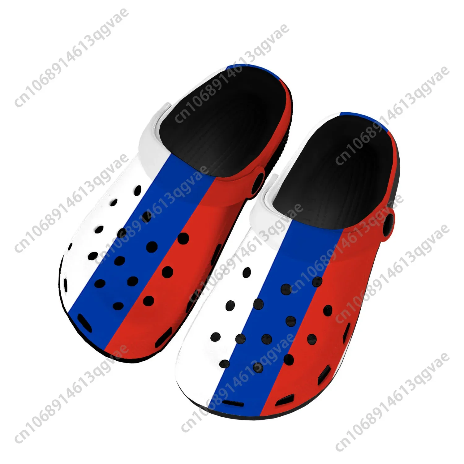 

Russian Flag Home Clogs Custom Water Shoes Mens Womens Teenager Russia Shoe Garden Clog Breathable Beach Hole Slippers