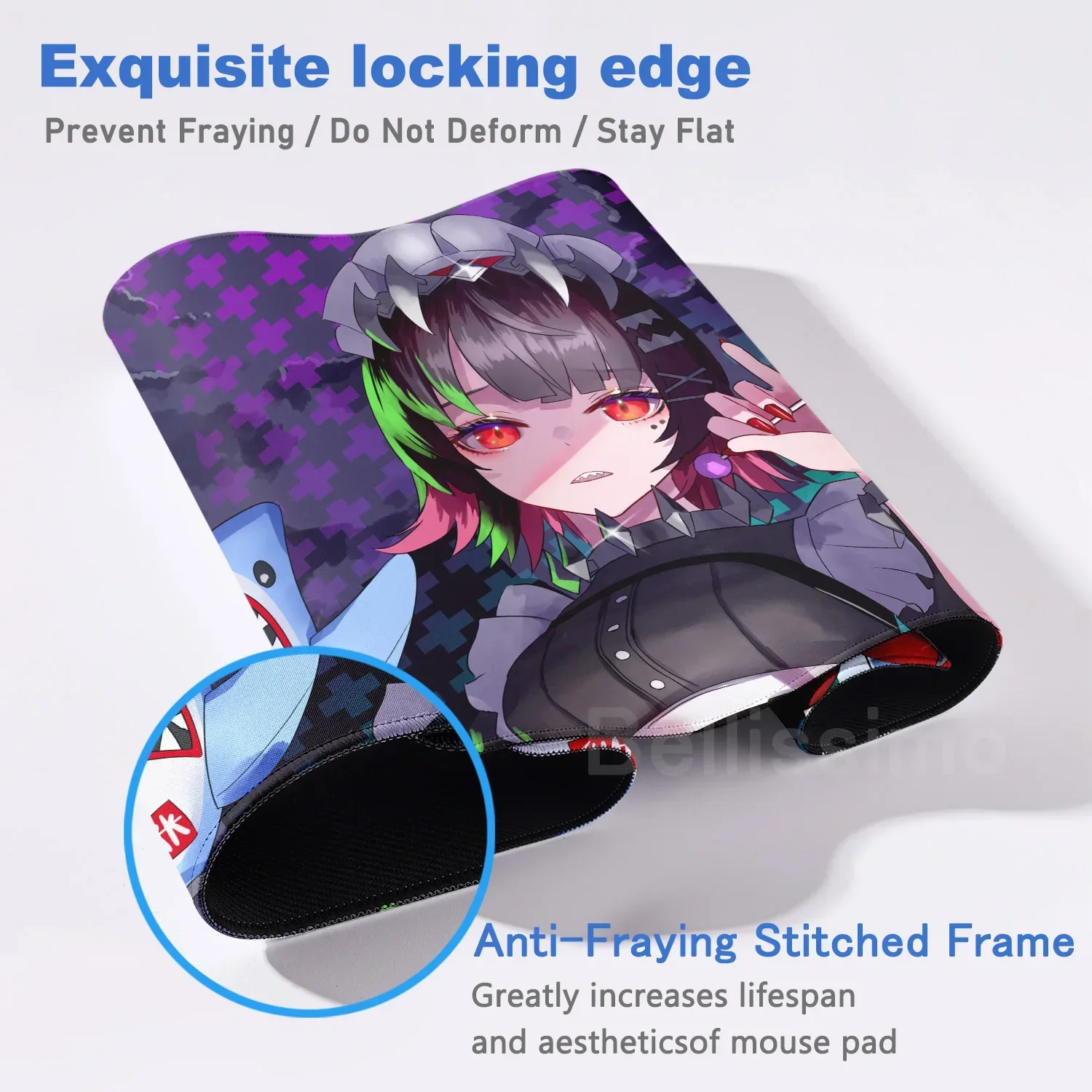 Zenless Zone Zero Mouse Pad ZZZ Ellen Mousepad كبير لوحة المفاتيح الحصير XXL PC خزانة ممتدة حصيرة مكتبية ملحقات المكتب Playmat