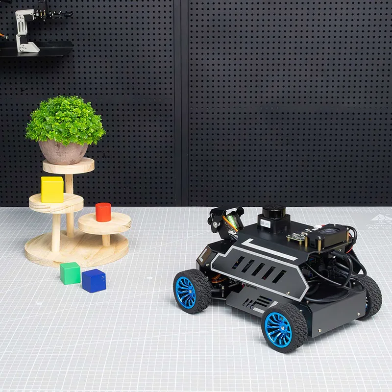 A1 ROS2 مدمج مع محرك معدني عزم دوران عالي 520 يدعم رسم الخرائط المبعودة للملاحة لـ Raspberry Pi 5 8GB #2