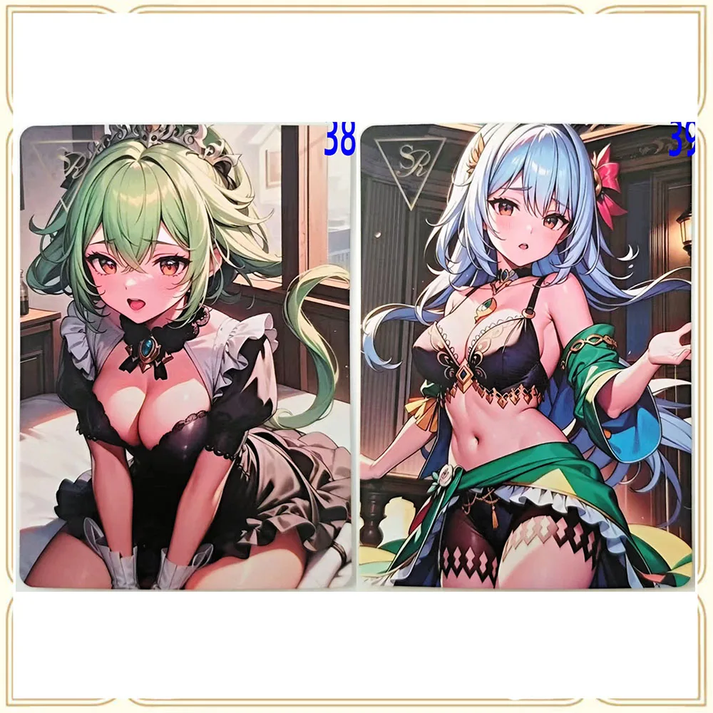 Anime Goddess Story Constellation SR Black Magician Girl Premium Glitter Gry Zabawki Karty Kolekcjonerskie Prezenty Świąteczne Urodzinowe