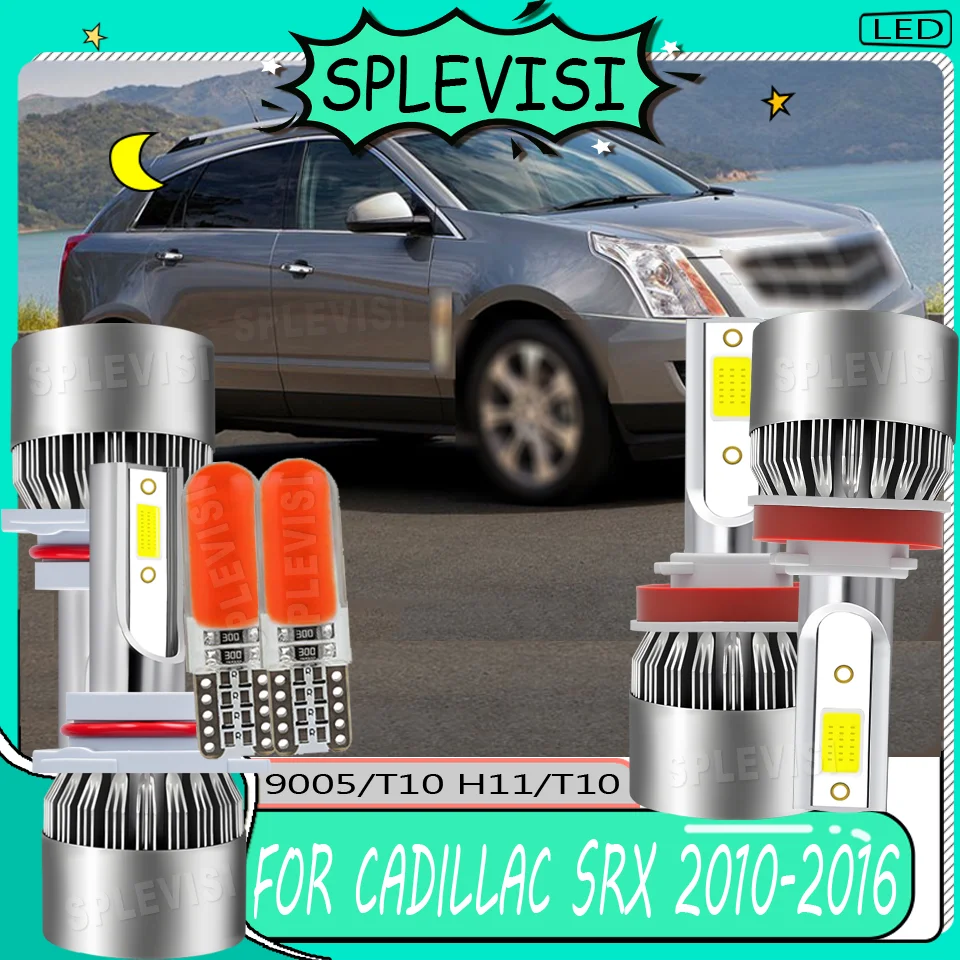 

Easy to Install Weatherproof & Shockproof LED Bulbs Headlight CSP Chips For Cadillac SRX 2010 2011 2012 2013 2014 2015 2016