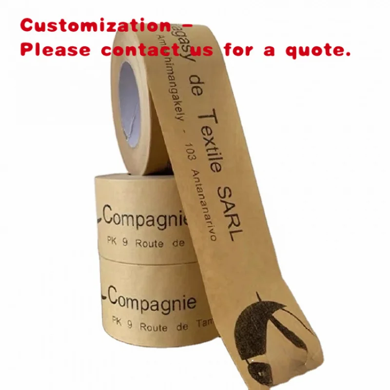 custom.Factory Price Custom BOPP Roll Tape Single Sided Activated/Hot Melt Adhesive Carton Sealing with