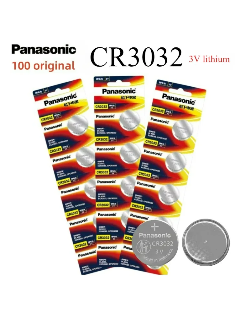 Panasonic 2-30 sztuk CR3032 bateria guzikowa 3V karta dostępu odpowiednia do wysokonapięciowego pióra testowego Touareg kluczyk samochodowy pilot — zdjęcie produktu 7