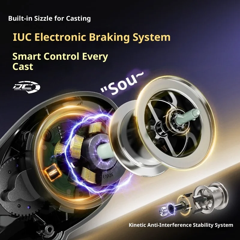 Hasida Knight DC 7.1：1 DC Fishing Reel 5KG IDC Intelligent