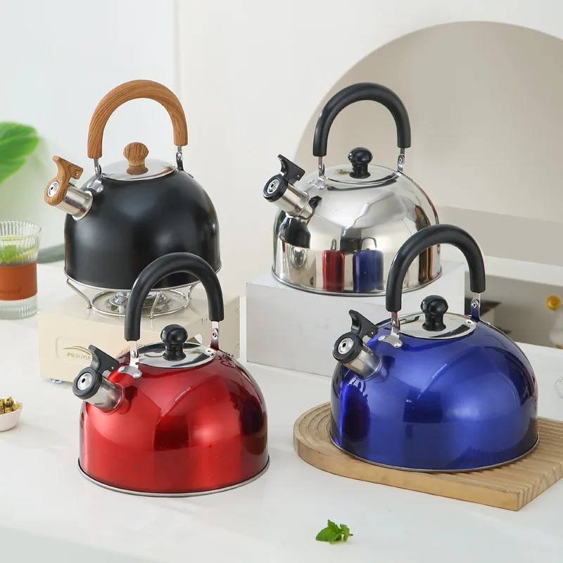 

Stainless Steel Whistling Kettle Nordic Creative Colorful Whistle Bottle Beep Pot Universal Gas Stove Induction Cooker Cookware