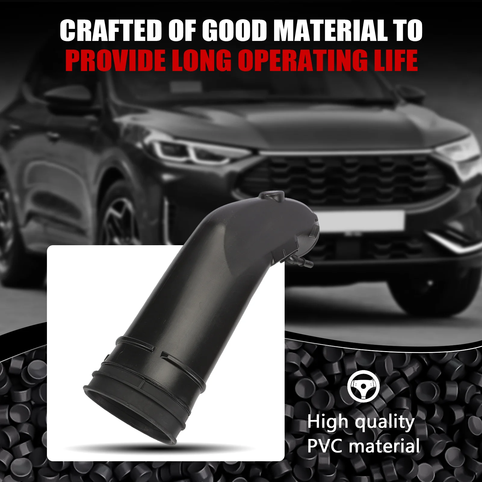 Luftfilter-Durchfluss-Ansaugschlauch CV619C623FC für Kuga Transit MKC 1.6T Lufteinlassrohr CV6Z9B659J