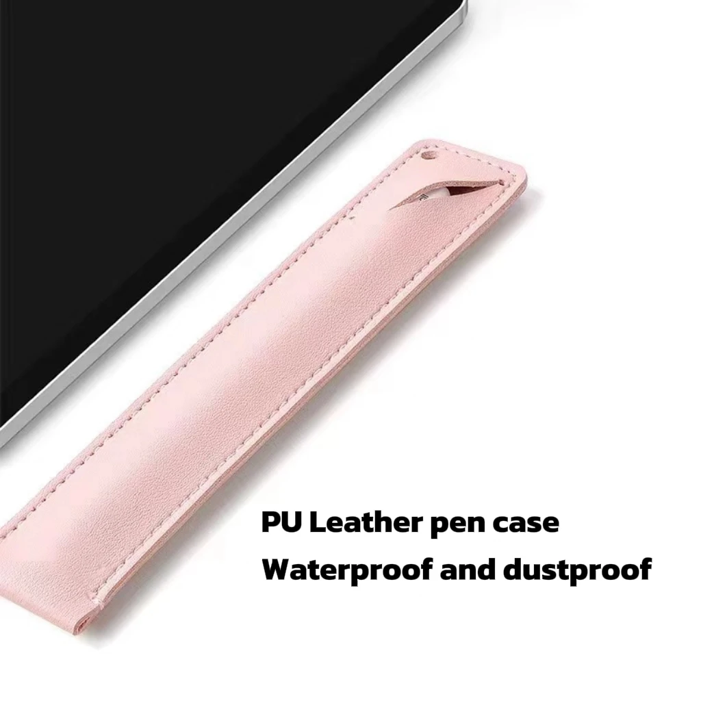 Stylus Pen Cover For IPad Apple Pencil Case Holder Anti-scroll Soft PU Leather Pouch Cap Cover Tablet Touch Pen Protective Case